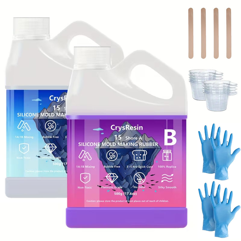 Soap Making Kits - 500ml 2 Botol Silikon Cair untuk