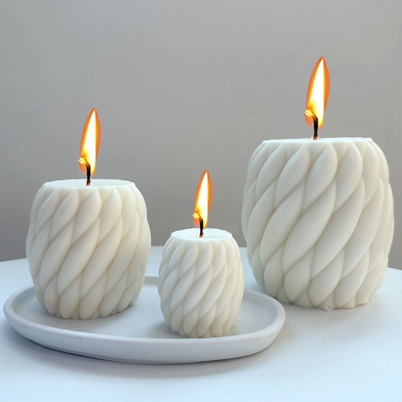 Soap Making Art - Cetakan lilin silikon Raindrops berputar 3D