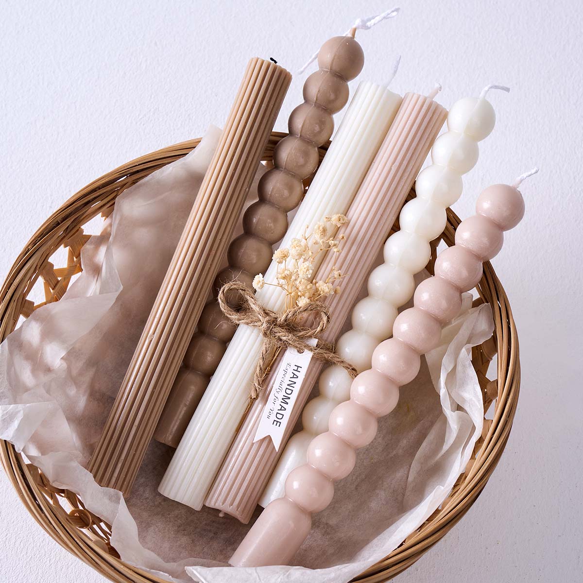 Soap Making Scents - Cetakan Silikon Lilin Pilar Manik-Manik Gelembung