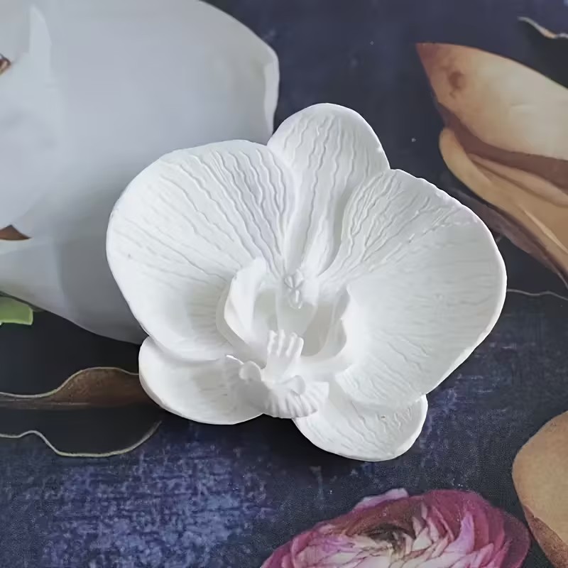 Soap Making Jug - Cetakan Lilin Silikon Anggrek Kupu-kupu 3D,