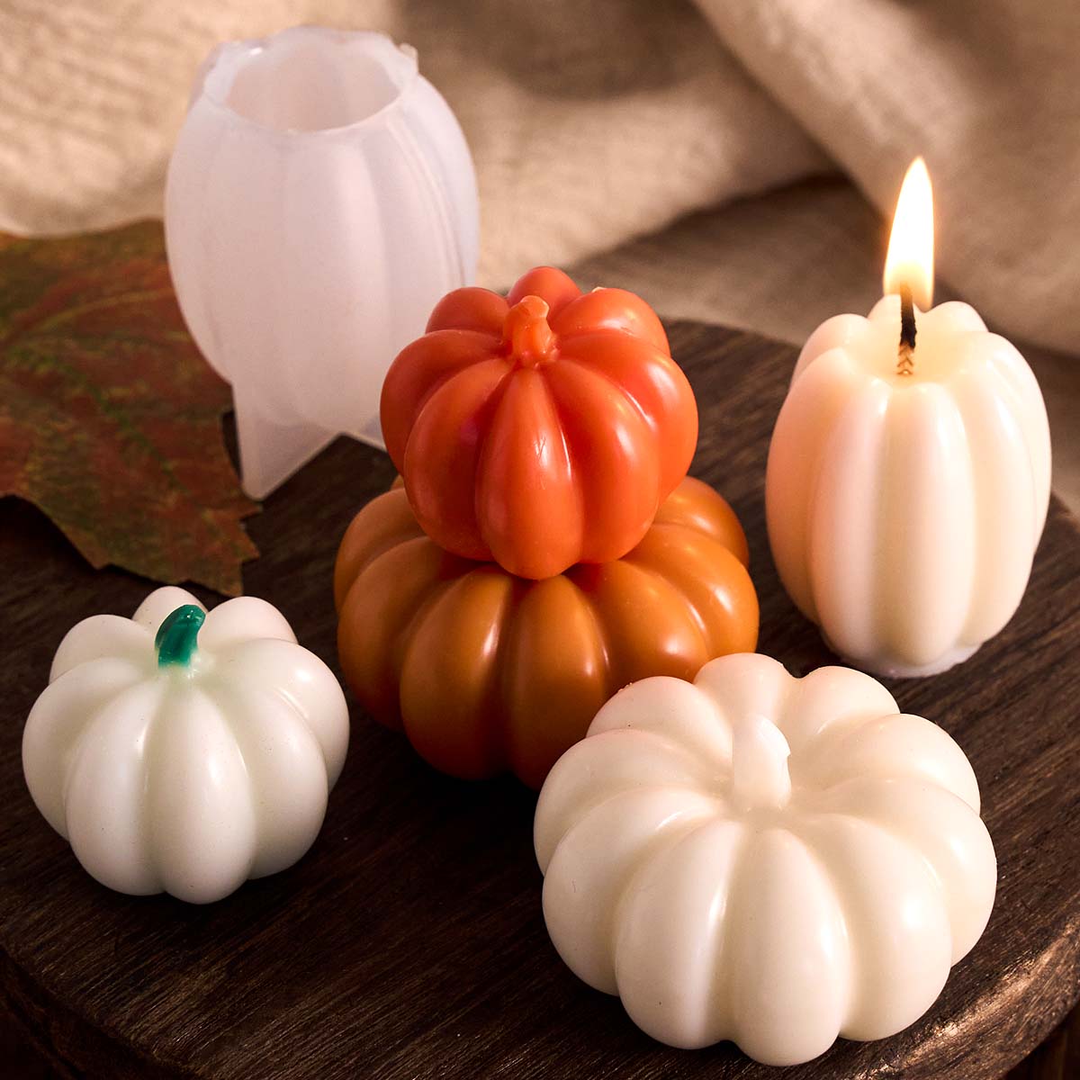 Soap Making Scents - Cetakan Silikon Labu Halloween untuk Lilin