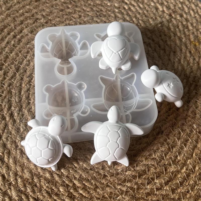 Soap Making Kits - Cetakan Silikon Empat Kura-kura untuk DIY,