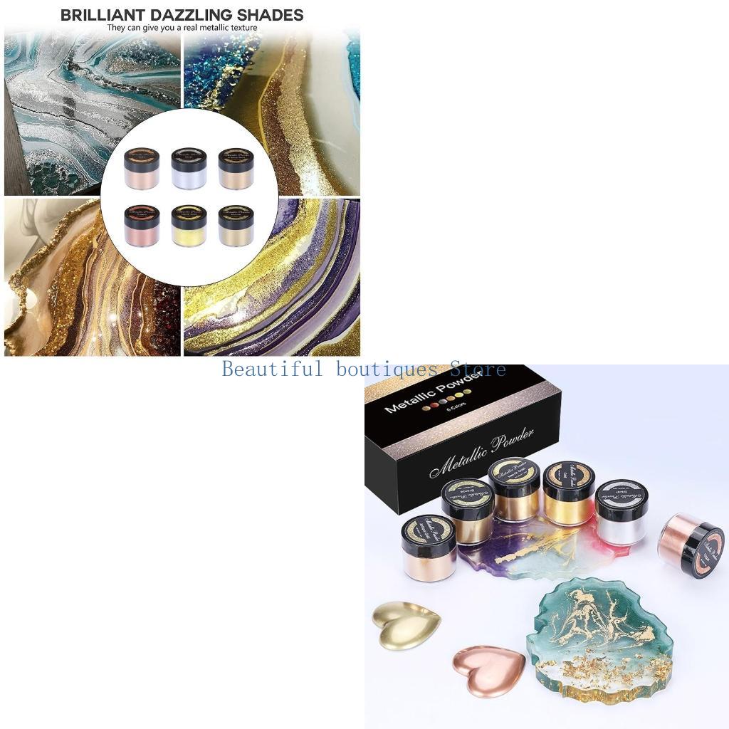 Soap Making Art - U4LF Warna-warni Mika Bubuk Metalik Pigmen