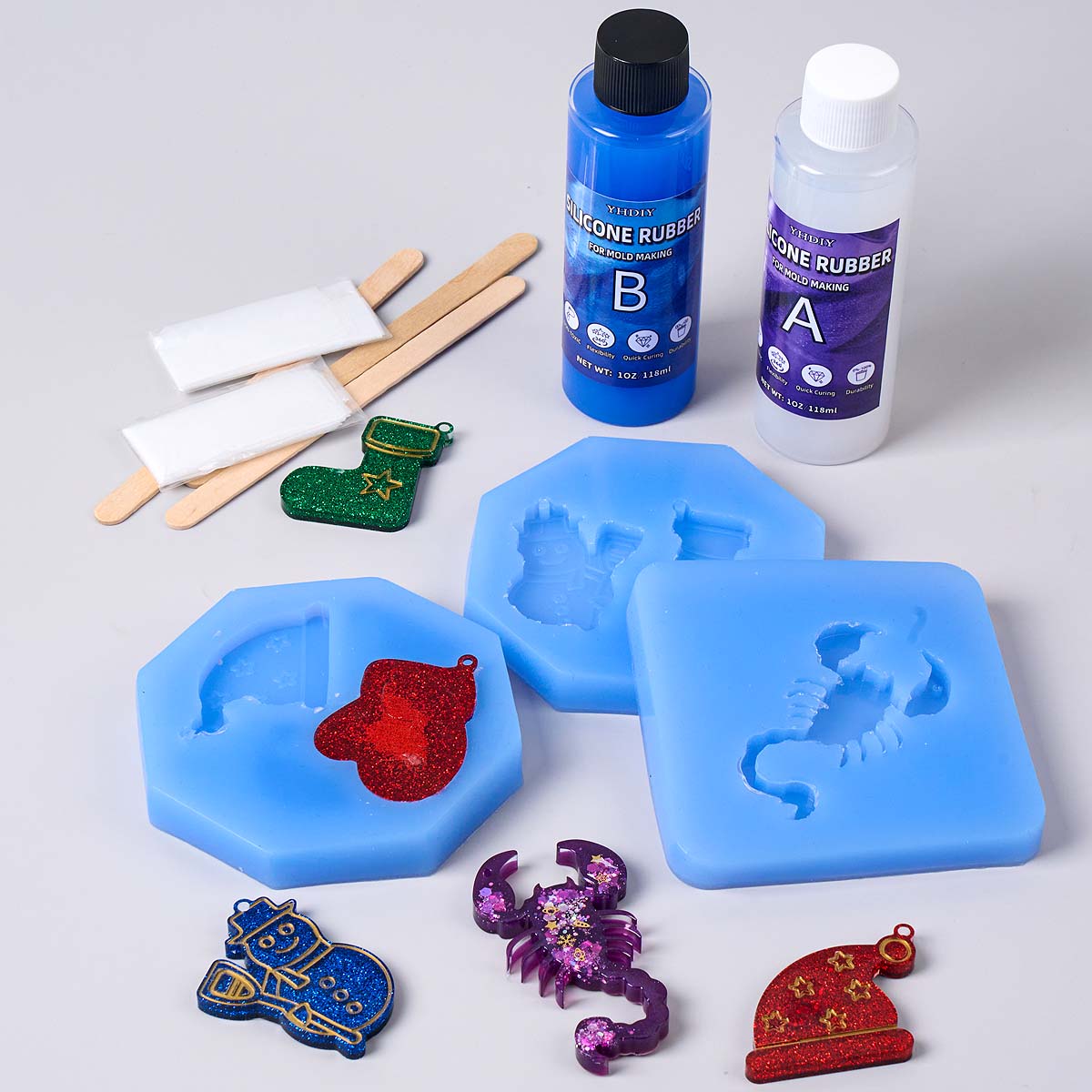 Kit Pembuatan Cetakan Silikon  - Soap Making Diy ulasan dan harga