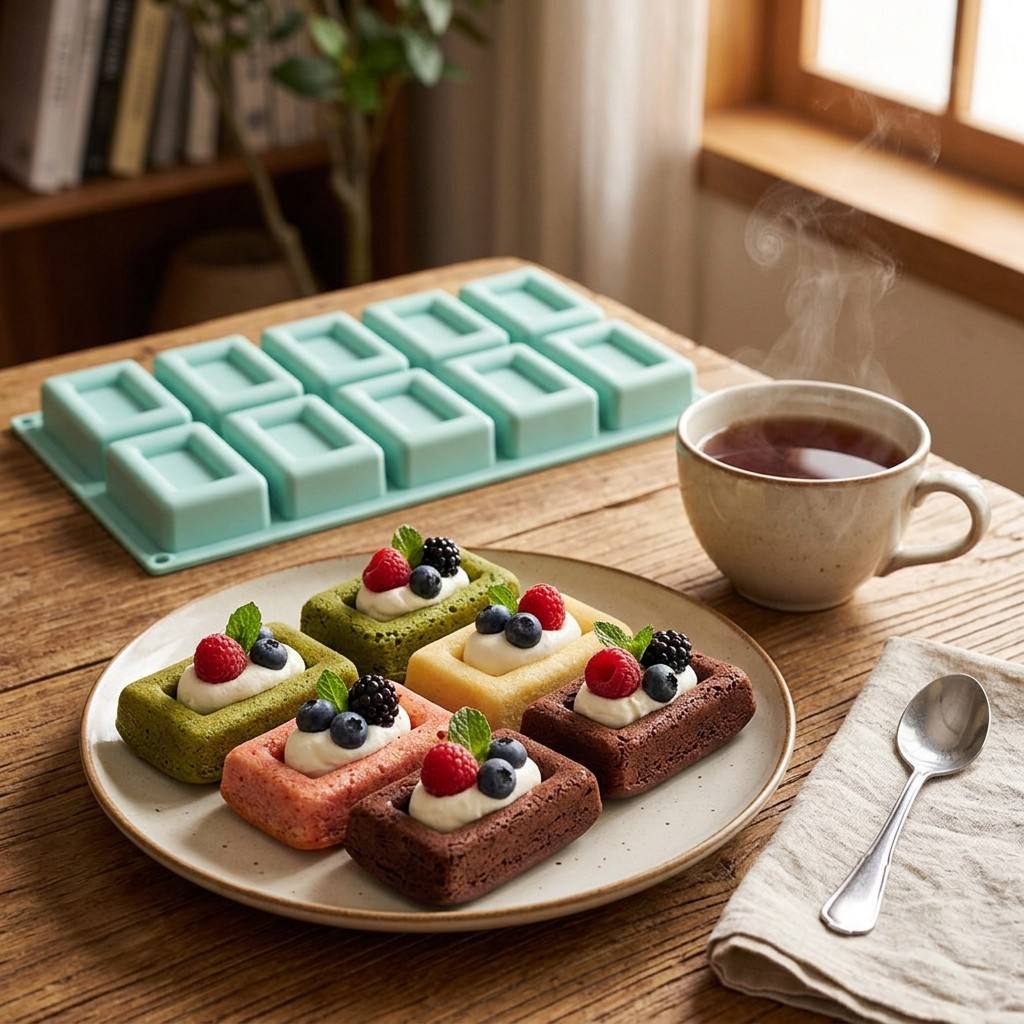 Cetakan Kue Silikon Persegi Pa - Soap Making Diy ulasan dan harga
