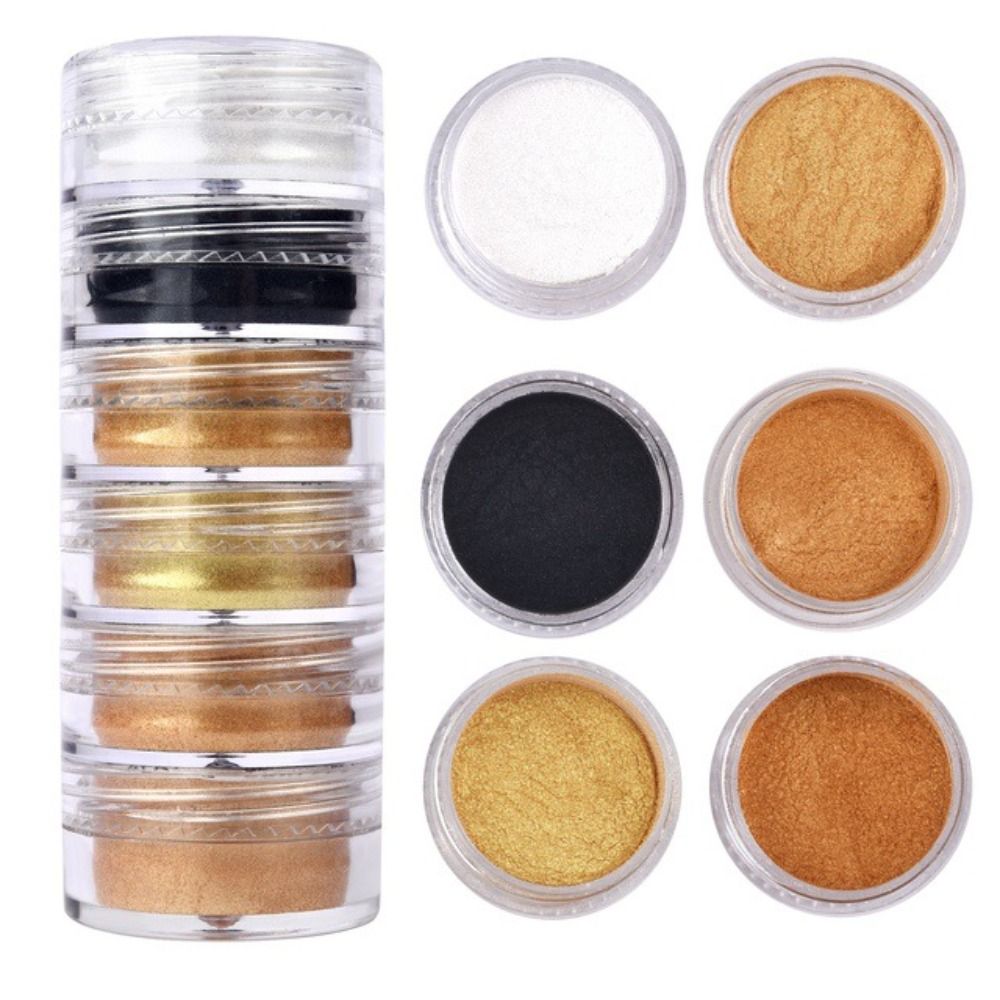6 Warna/Set Bubuk Mika Glitter - Soap Making Art ulasan dan harga