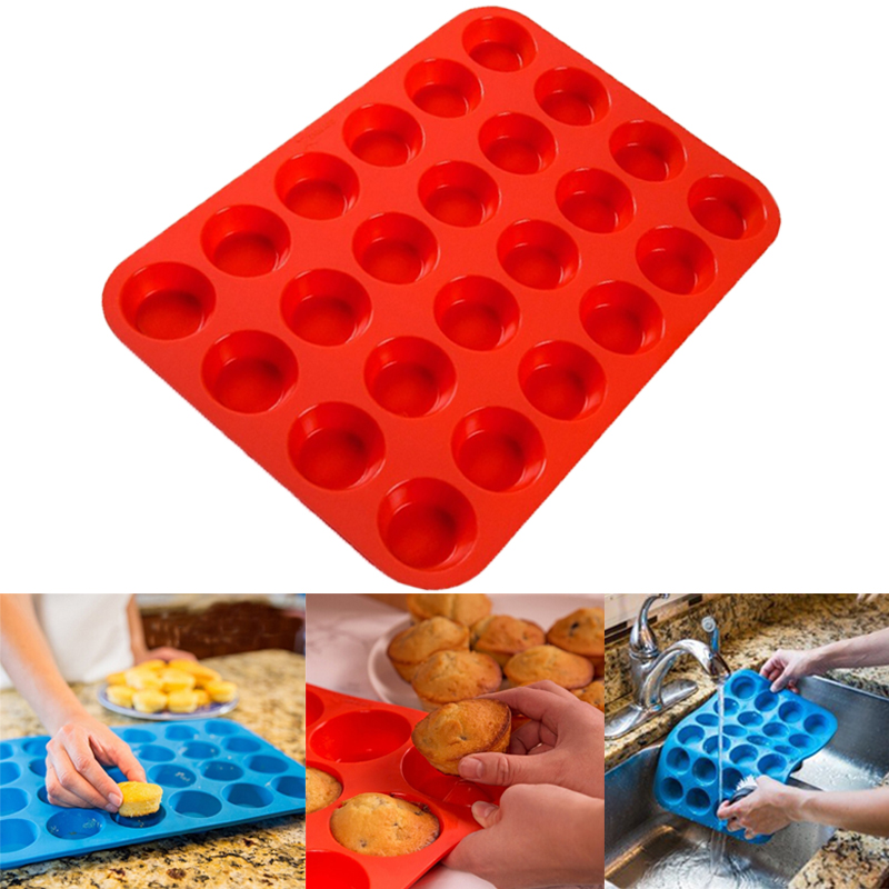 Cetakan Kue Silikon 24 Lubang  - Soap Making Jug ulasan dan harga