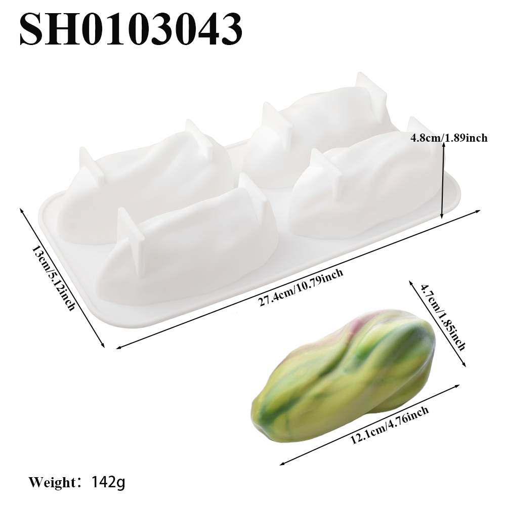 Cetakan Silikon Desain Pistach - Soap Making Kits ulasan dan harga