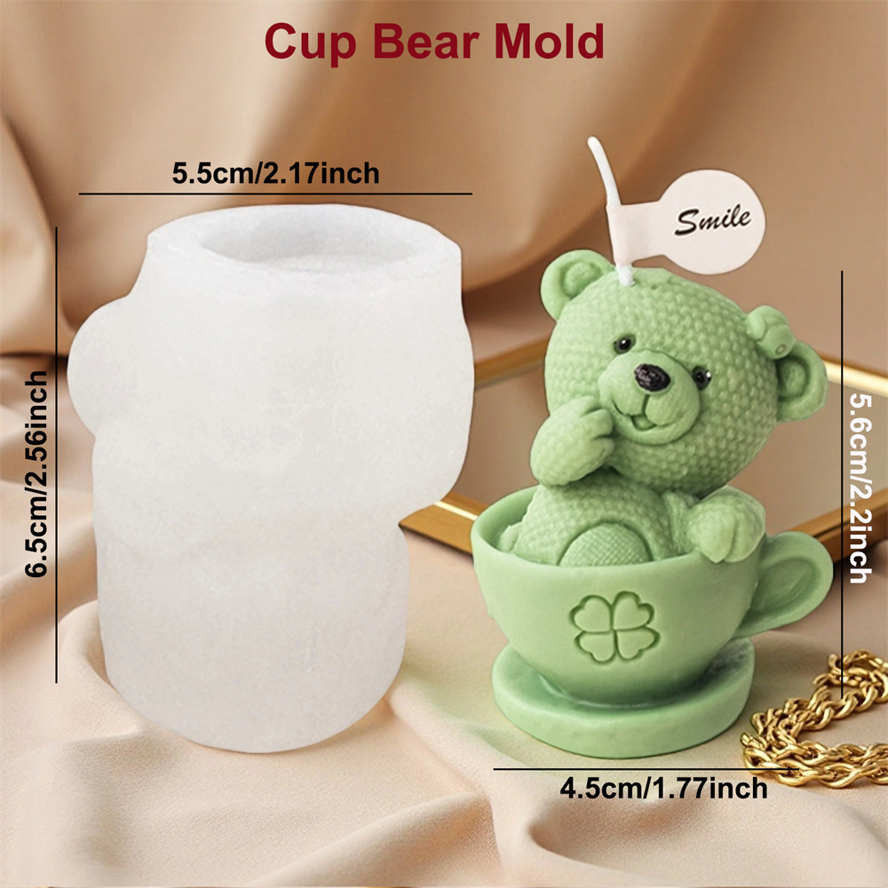Cetakan Silikon Beruang Teddy  - Soap Making Jug ulasan dan harga